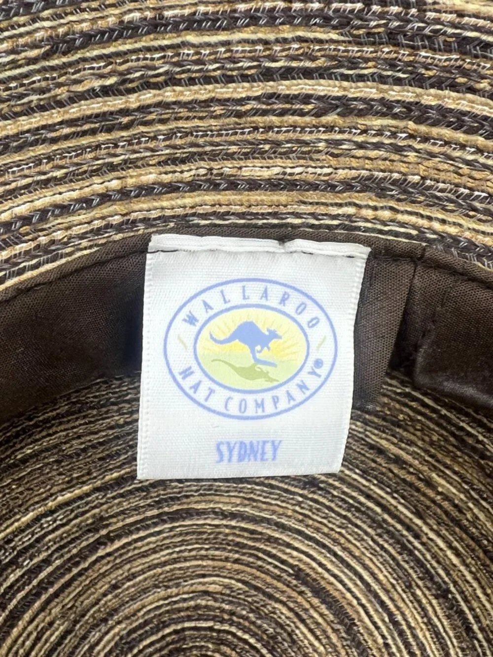 Wallaroo Sydney Natural Beige Black Hat - Picture 3 of 4